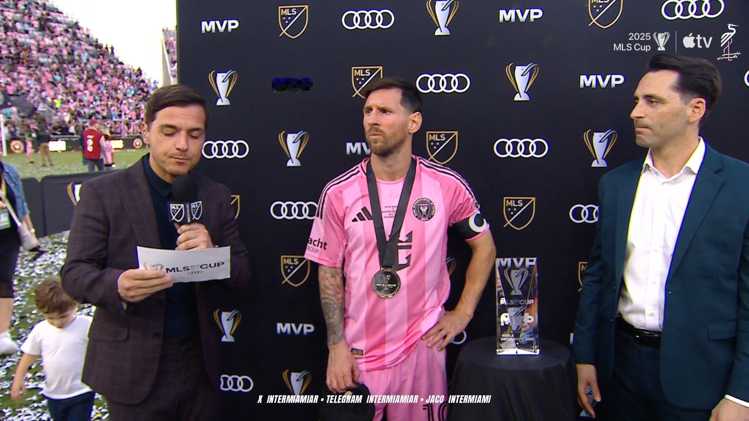 🐐当之无愧的最有价值球员！！！梅西 迈阿密国际首夺美职联总冠军 迈阿密国际3比