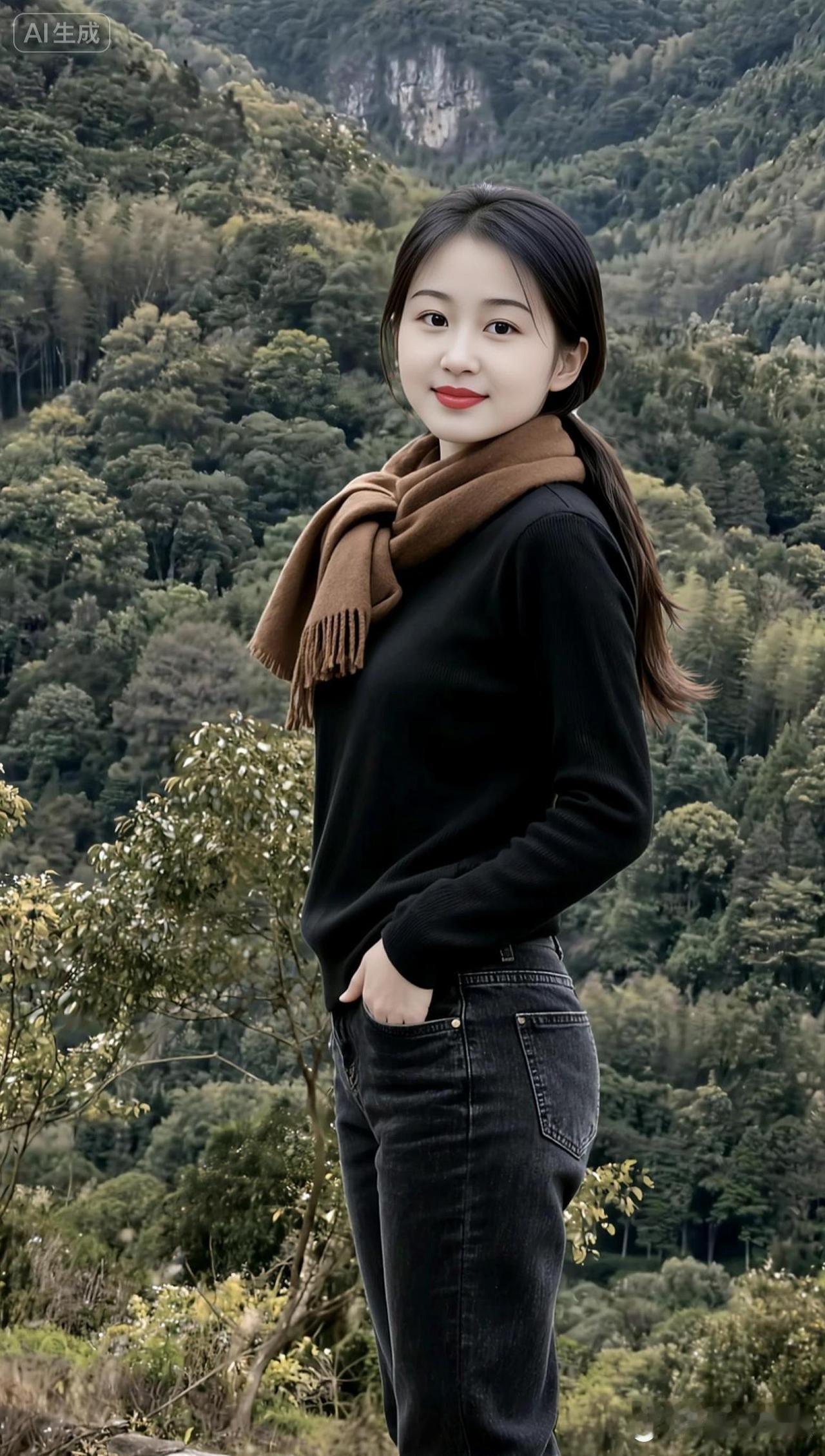 大山深处自然美山清水秀好风光 大山深处自然美 农村生活 气质女神