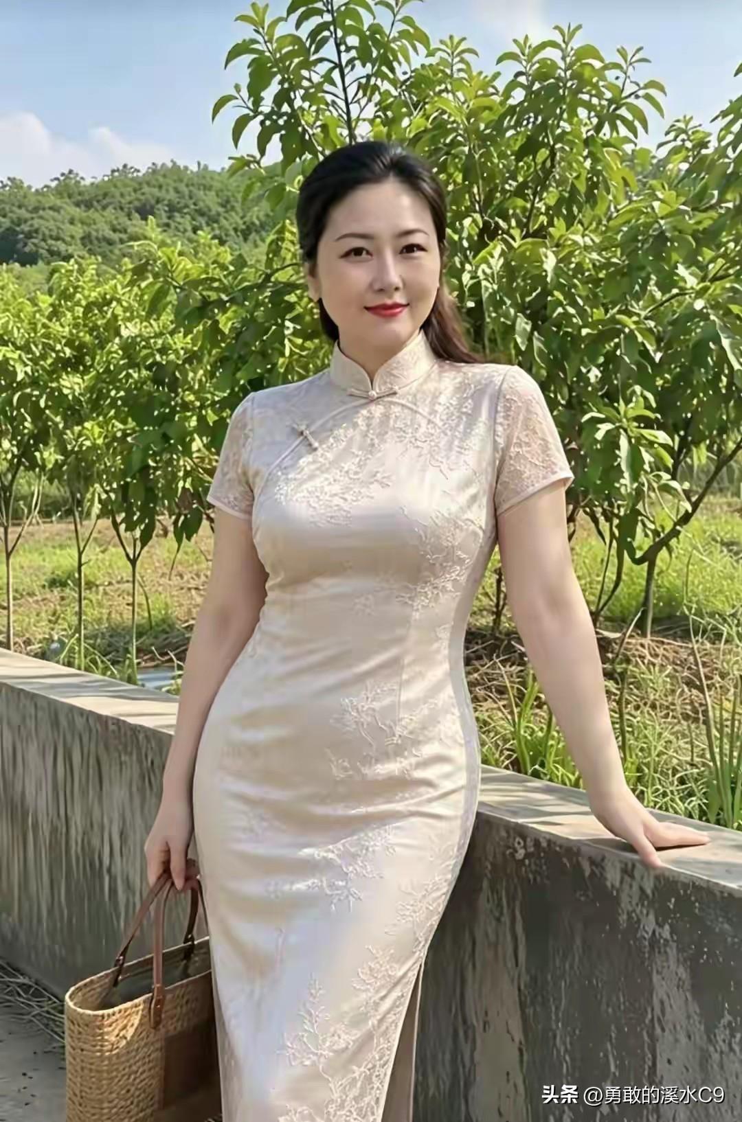 “女人三分相貌，七分打扮”，此言不虚。旗袍便能将女人的魅力无限放大。
曾遇一位姐