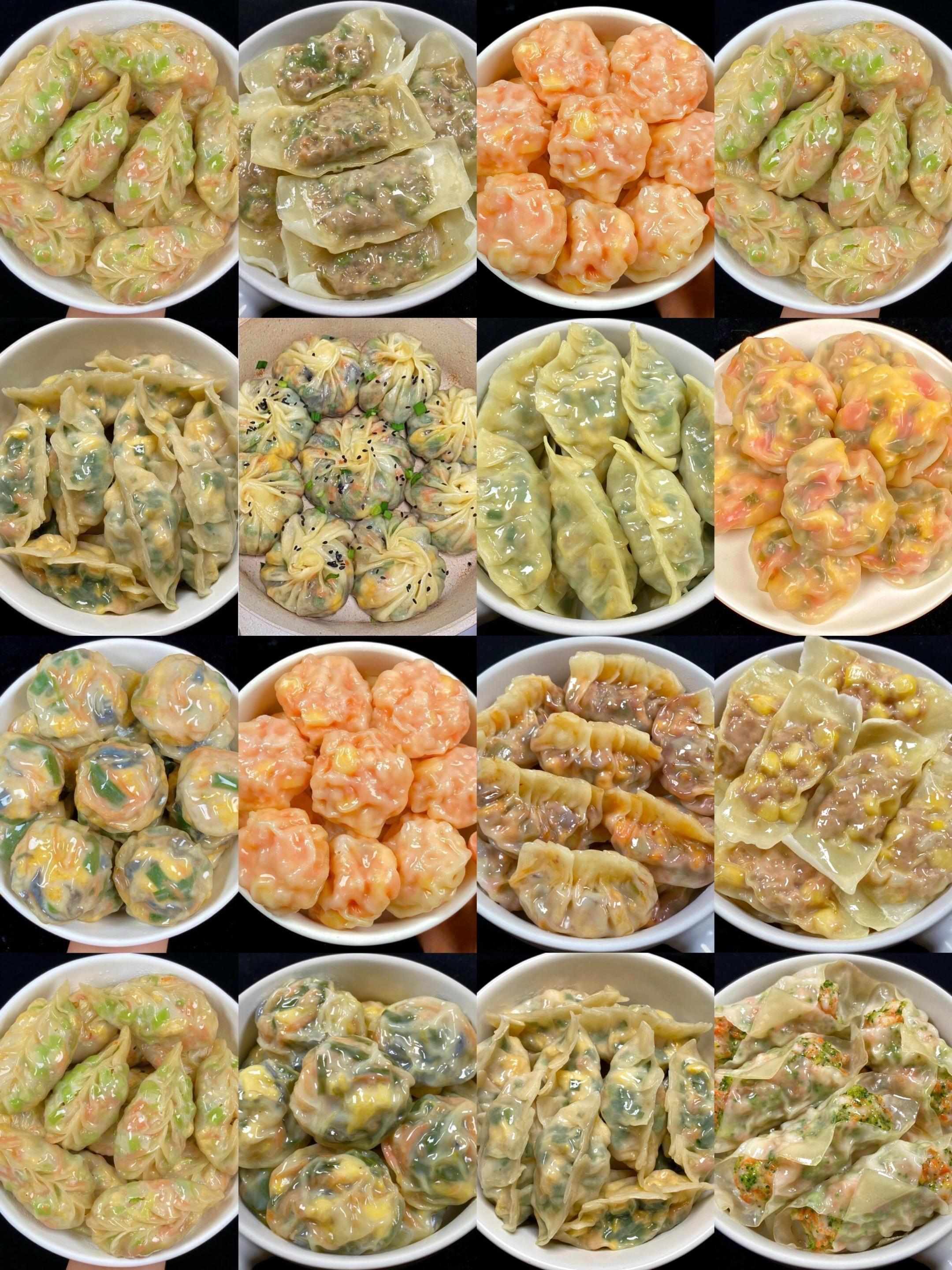 爱吃饺子的宝子们集合啦！饺子集合啦！分享十六款老妈做了几十年的巨巨巨巨...