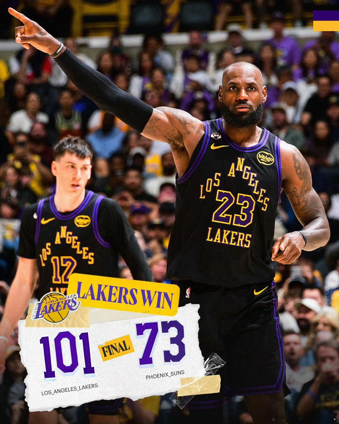 湖人大胜太阳湖人现在真的有点尴尬。如果下场收官战掘金输自己赢，那就是第三，掘金只