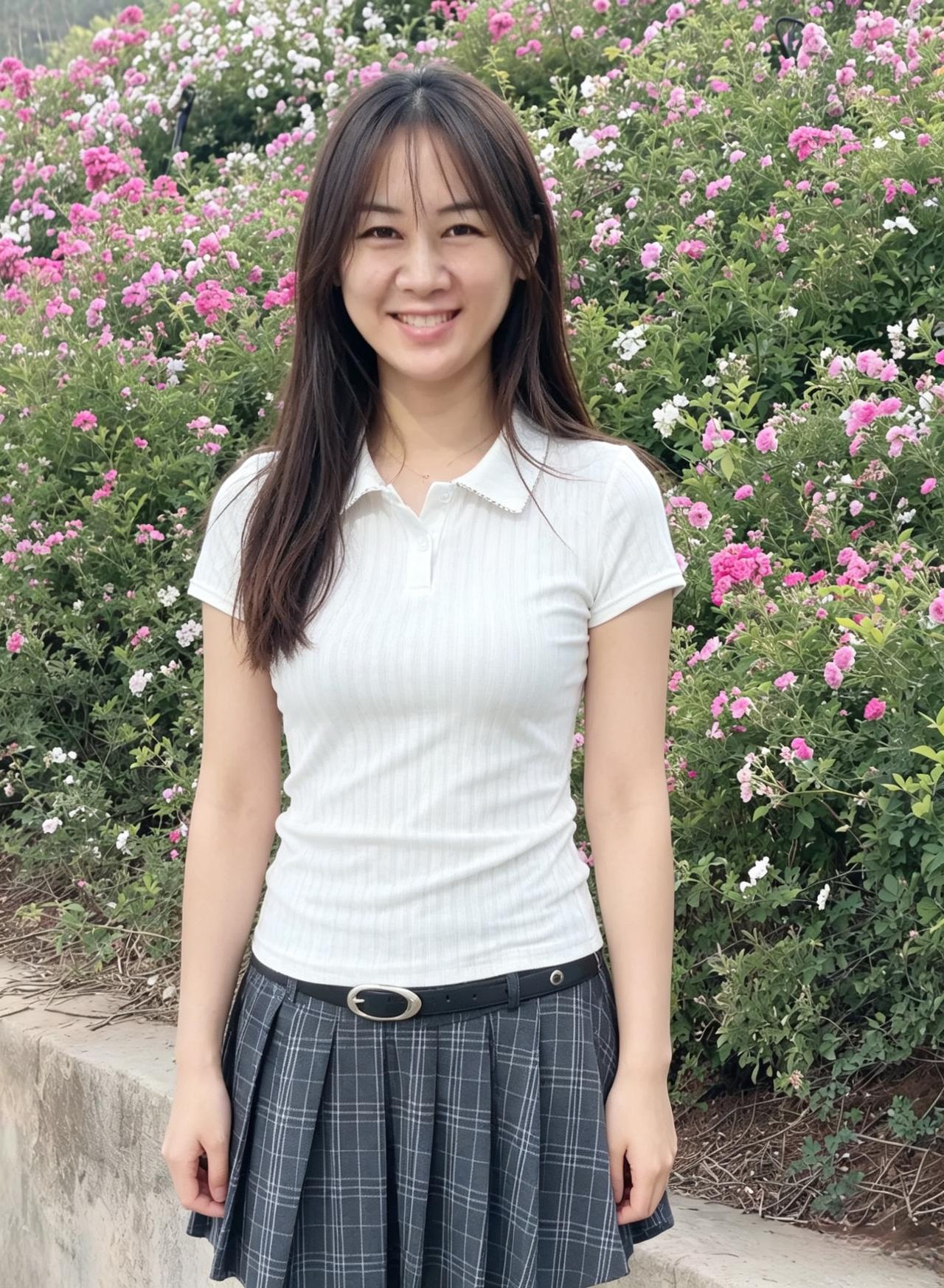 你站在风里，像一株刚醒的茉莉
阳光落在你肩上，把影子也染成了暖黄
原来春天所有的