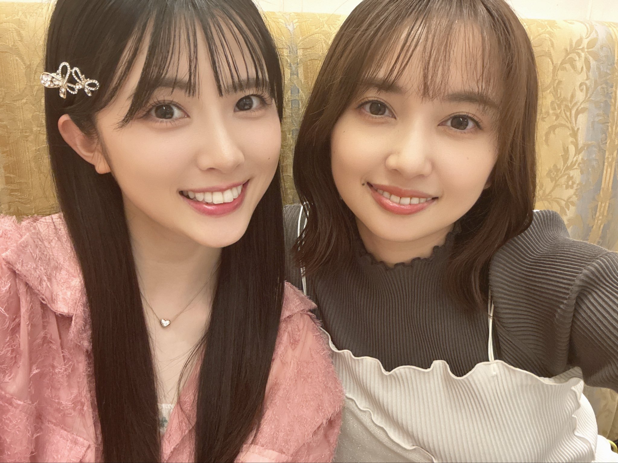 这俩在一起玩小宫有纱结那
