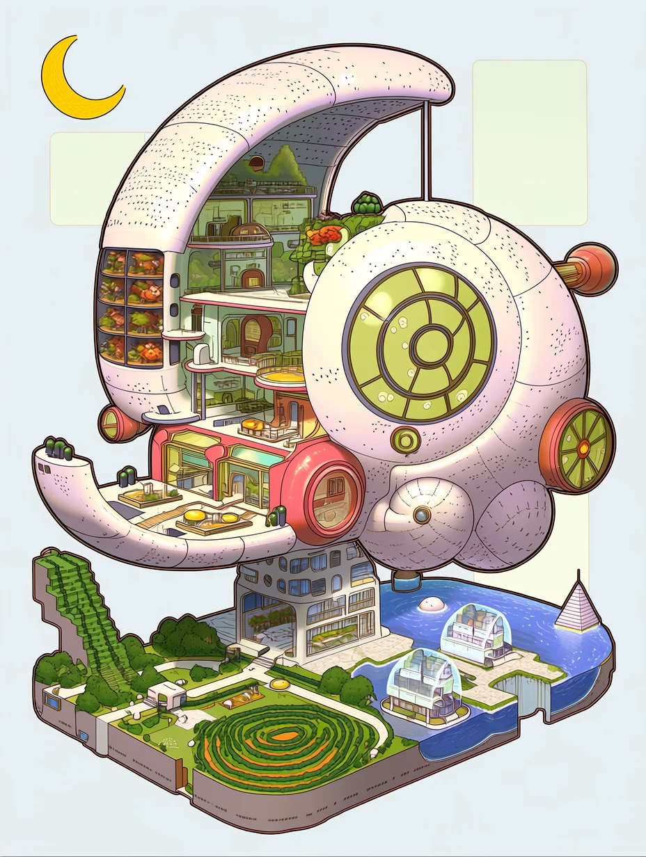 仿生栖居聚合体/空想生活