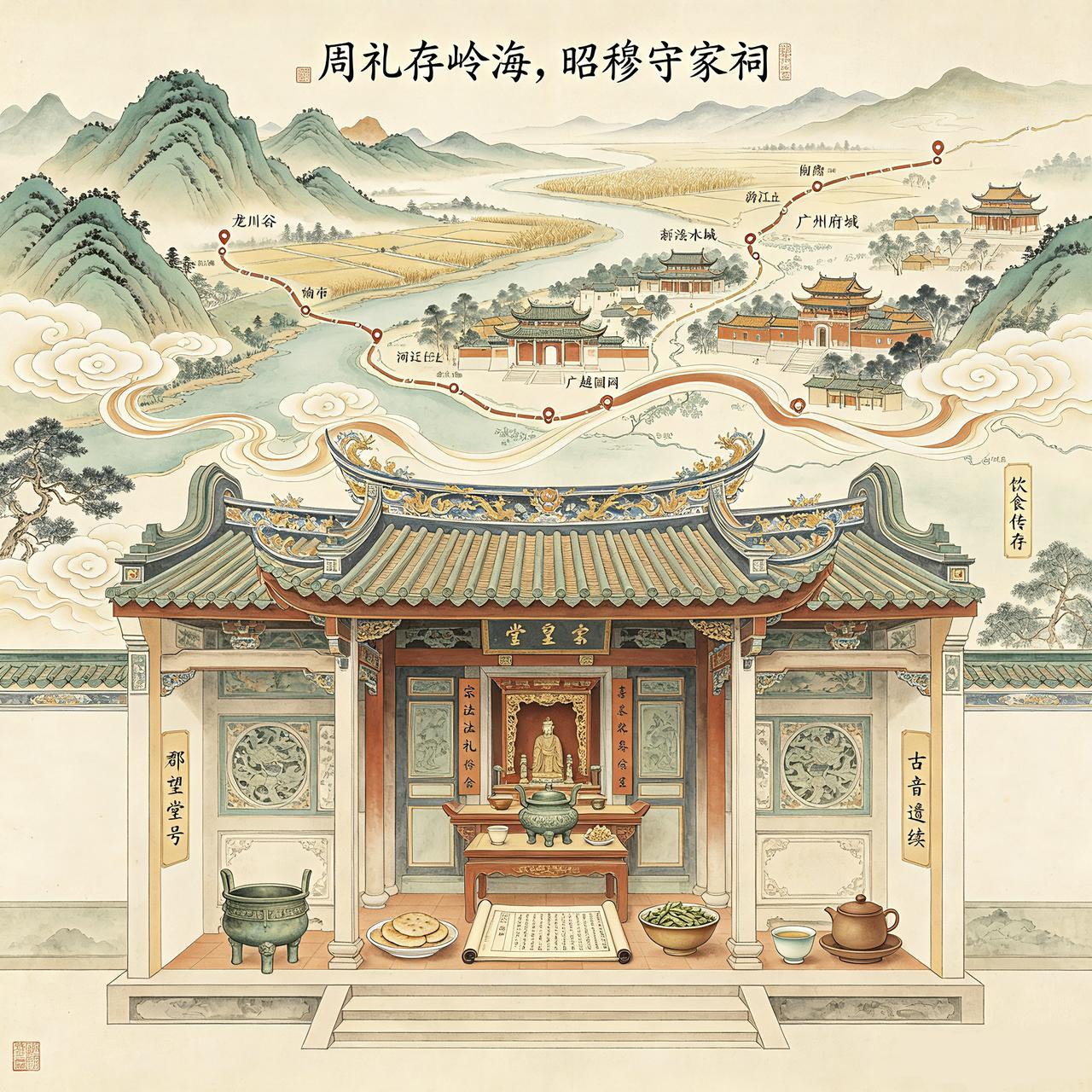 客家人，保留了大量中原古风。有研究认为，客家先民，就原是周朝周人的后裔。“其根，