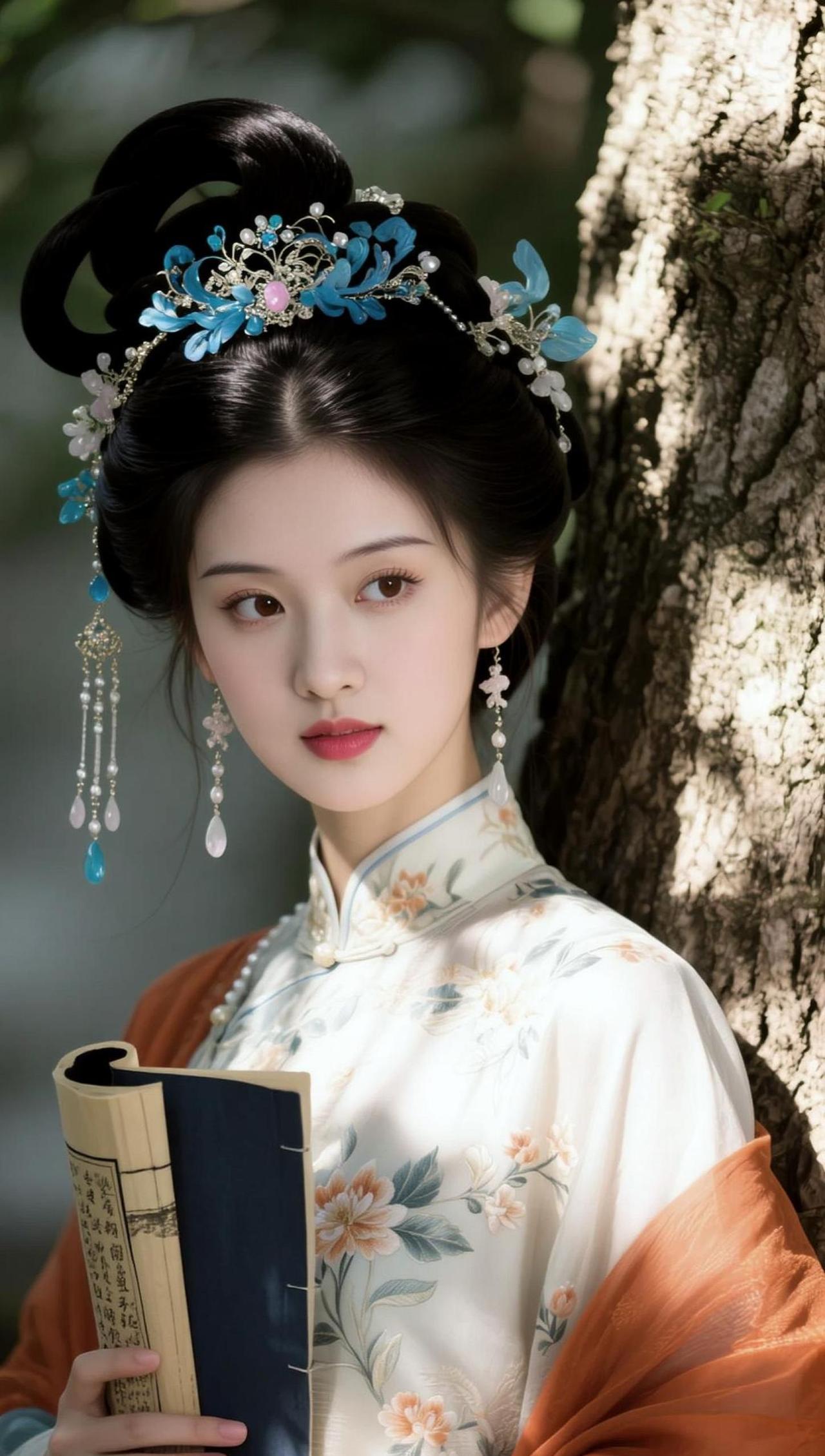 AI树下古装照 抖音ai创作