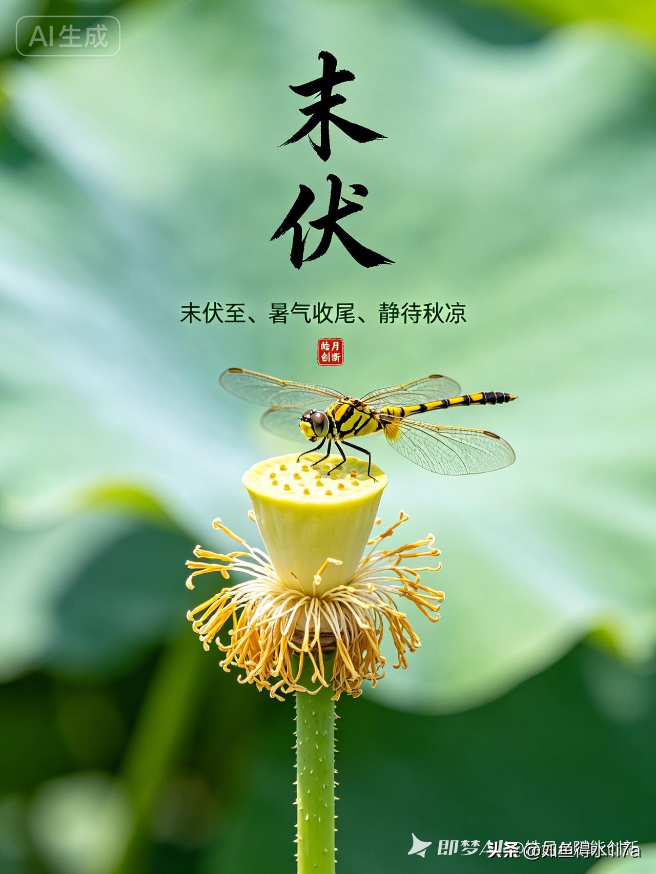 今天正式进入末伏了，
再过十天就是处暑出伏了，
告别夏天的日子近在眼前，
我都有