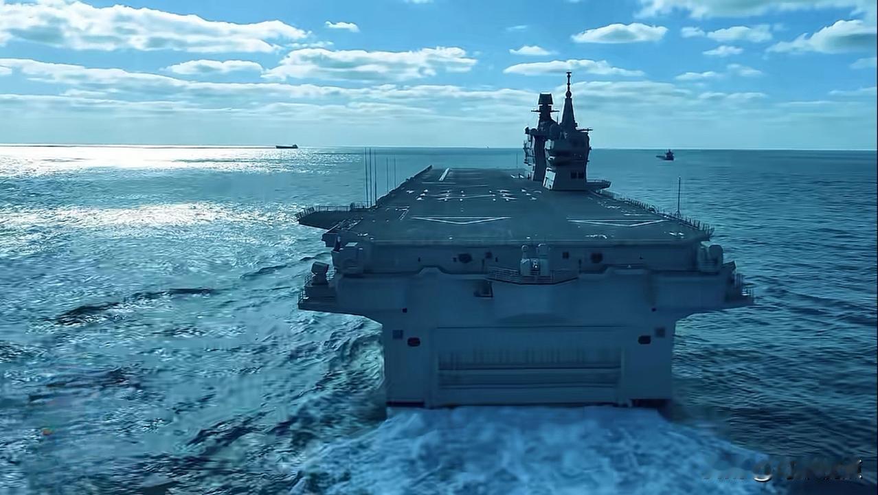 中国海军两栖攻击舰-四川舰（舷号：51）满载排水量4万余吨，主要承担登陆作战与编