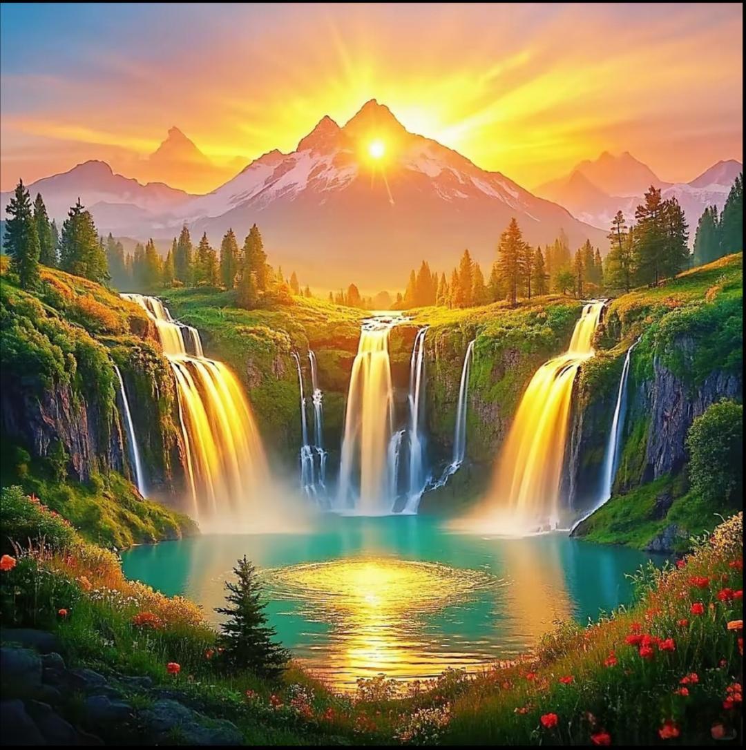 八方来财，财源广进
传统文化 祝福 画画