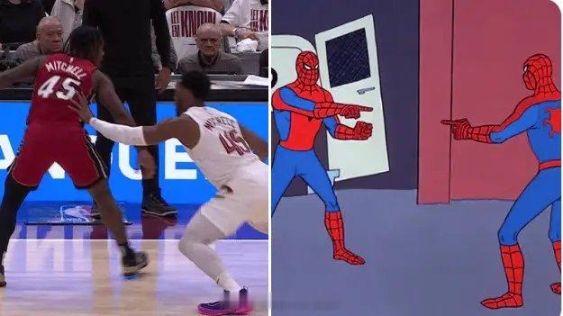 第三节顶住大小米切尔对上了[doge][doge][doge]热火vs骑士nba