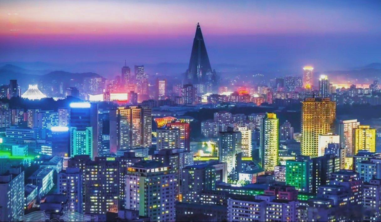 灯火璀璨的朝鲜 ​​​