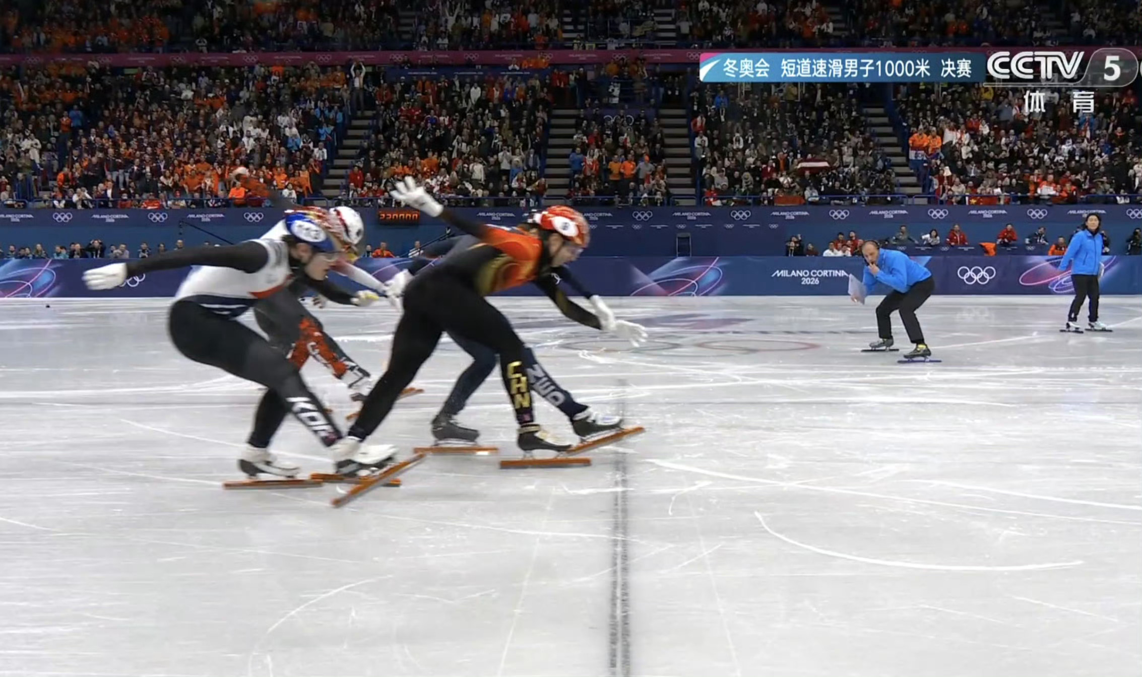 米兰冬奥会短道男子1000米孙龙摘银，和第一名就差了不到0.03啊！厉害！冬奥会