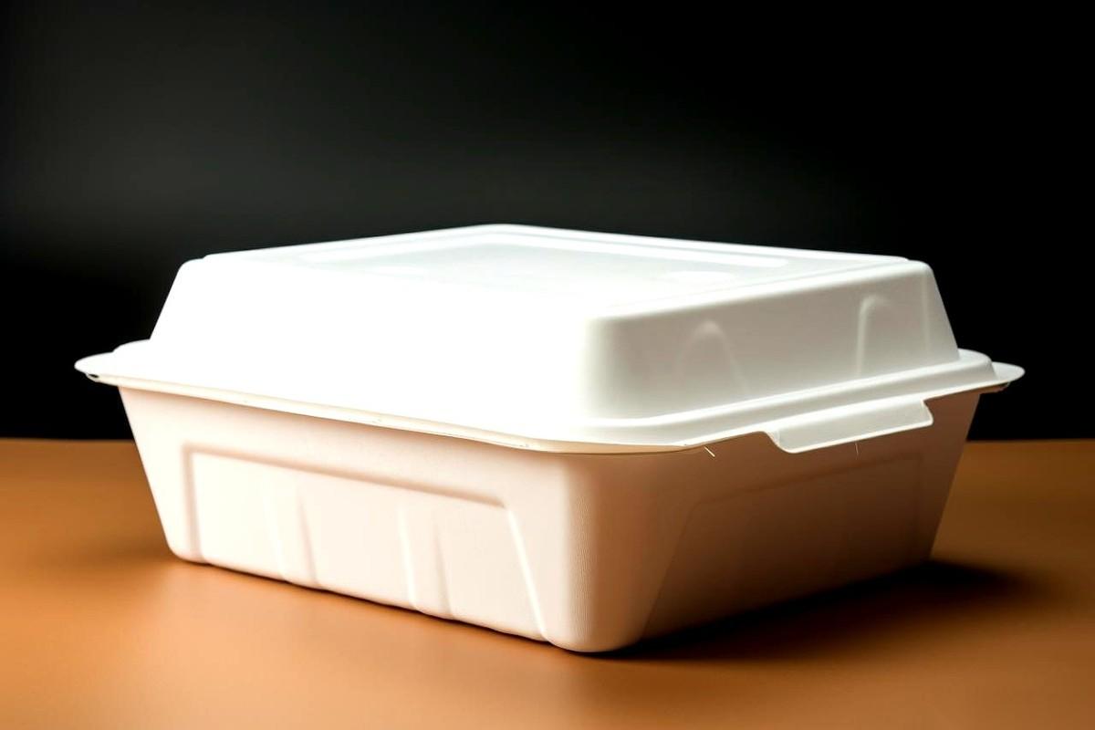 那个你以为很结实的外卖盒，在超过65度的热饭菜面前，其实是在“流汗”。
流出来的