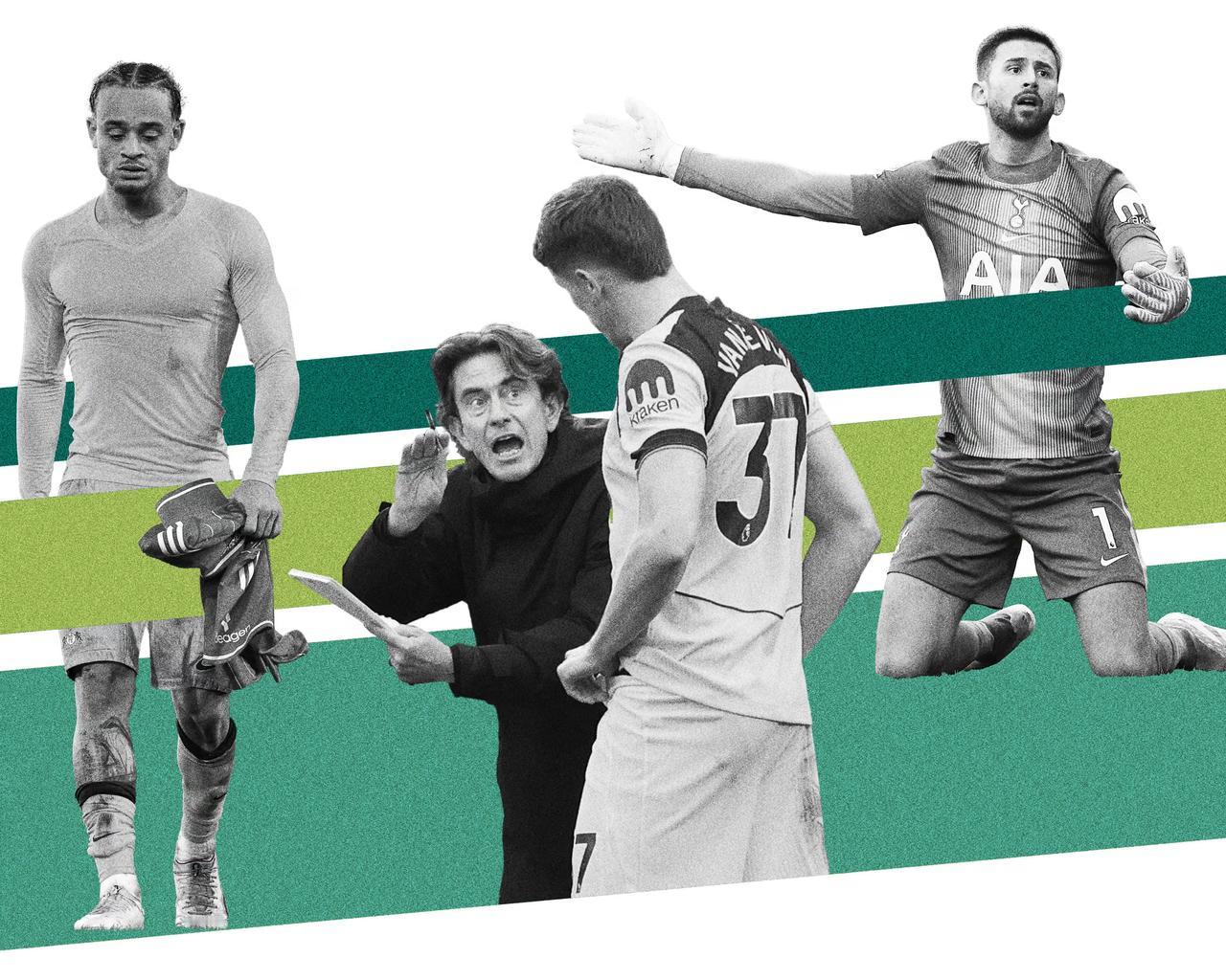 英超第17轮踢完了，热刺降到第14名了。不过现在第7名的曼联，也就是欧战区的积分