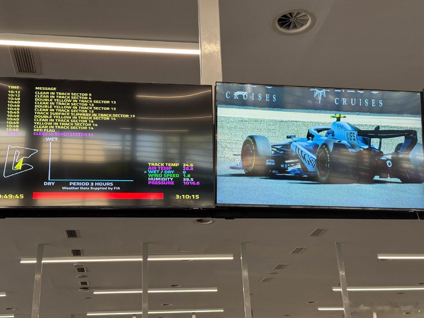 第三天的首次红旗🚩凯迪拉克的车停赛道上了F12026F1季前测试 巴林·Bah