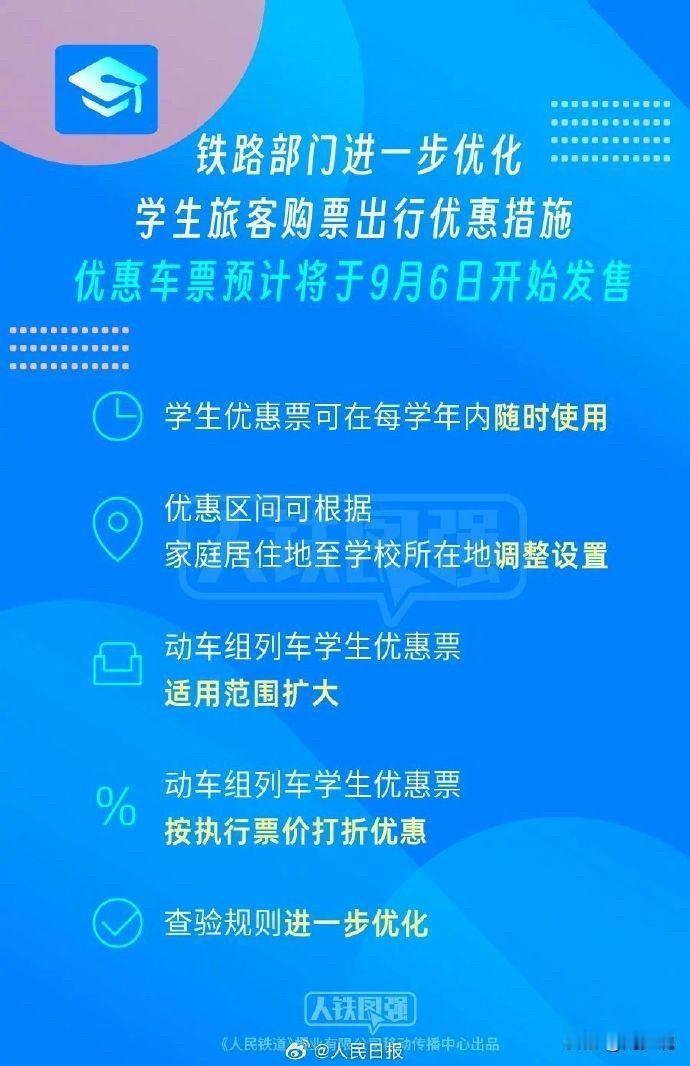 #MCN双量进阶计划#好消息！学生优惠票使用范围大幅放宽，不再仅限寒暑假啦！
