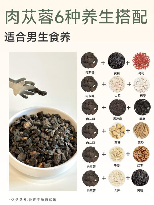 肉苁蓉搭配指南，男生刷到有福了！