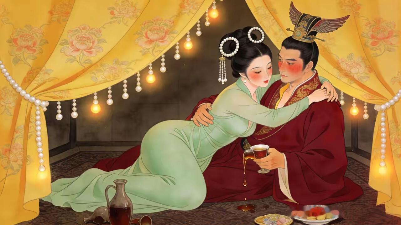 公元1561年，嘉靖帝喝醉了酒，召幸13岁的小宫女尚氏。玩到尽兴时，尚氏在帐子里