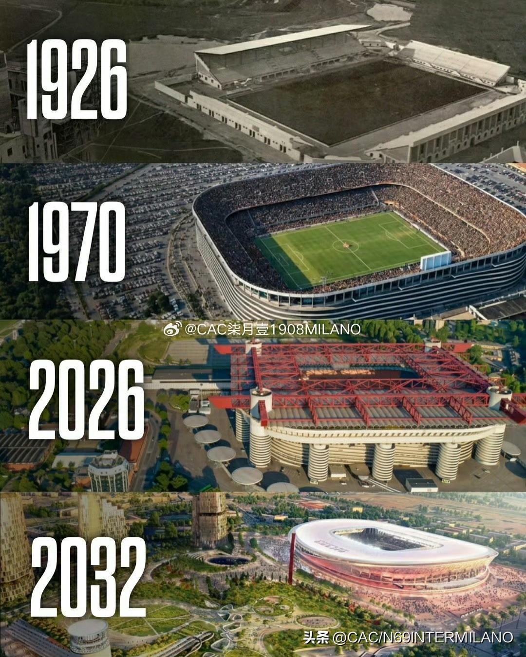 欧洲五大联赛最有辨识度的球场，没有之一。

1926年9月19日，一场6比3拿下