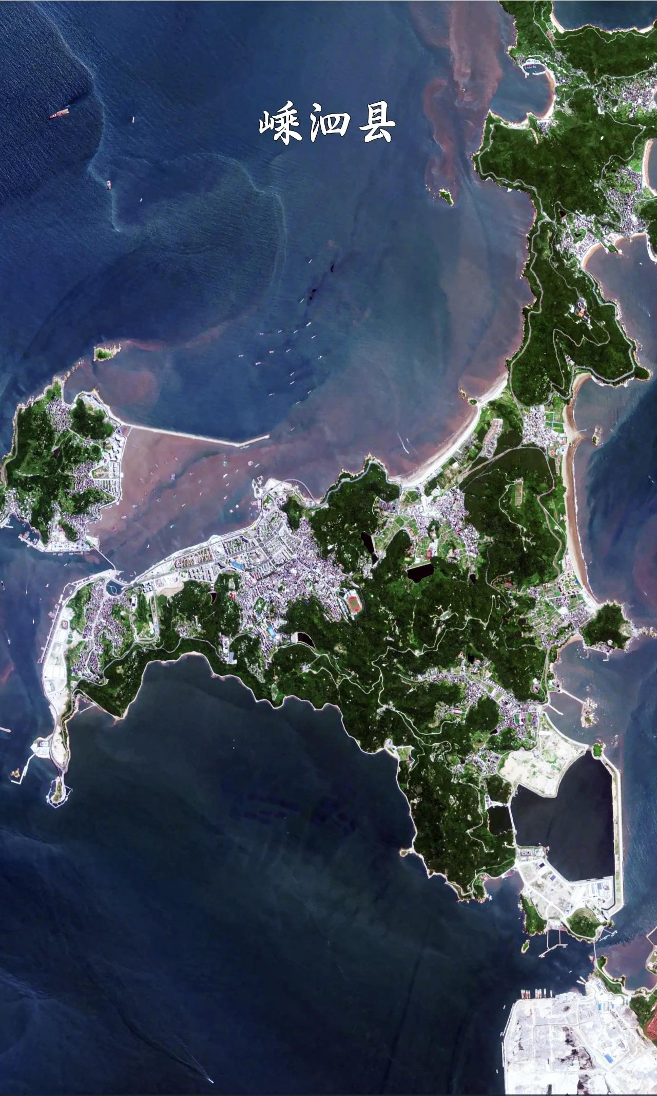 浙江省嵊泗县高清卫星图