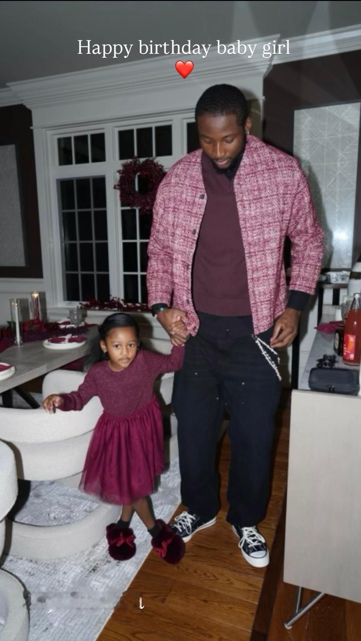 今天是库明加女儿生日，祝健康快乐成长库明加