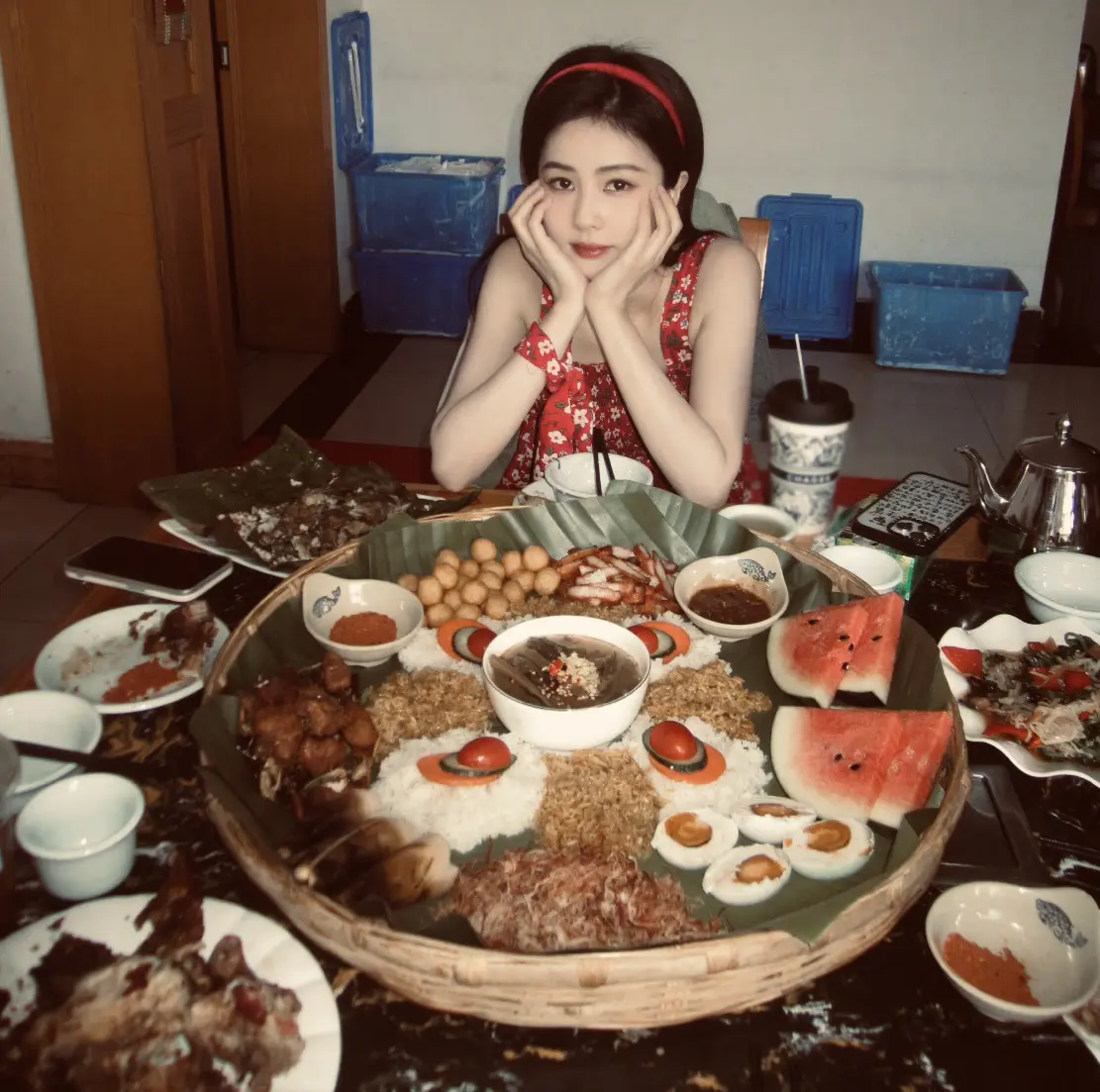 别人总说你胖了 但我觉得你最美 吃得饱睡得好 万事不抵你开心.