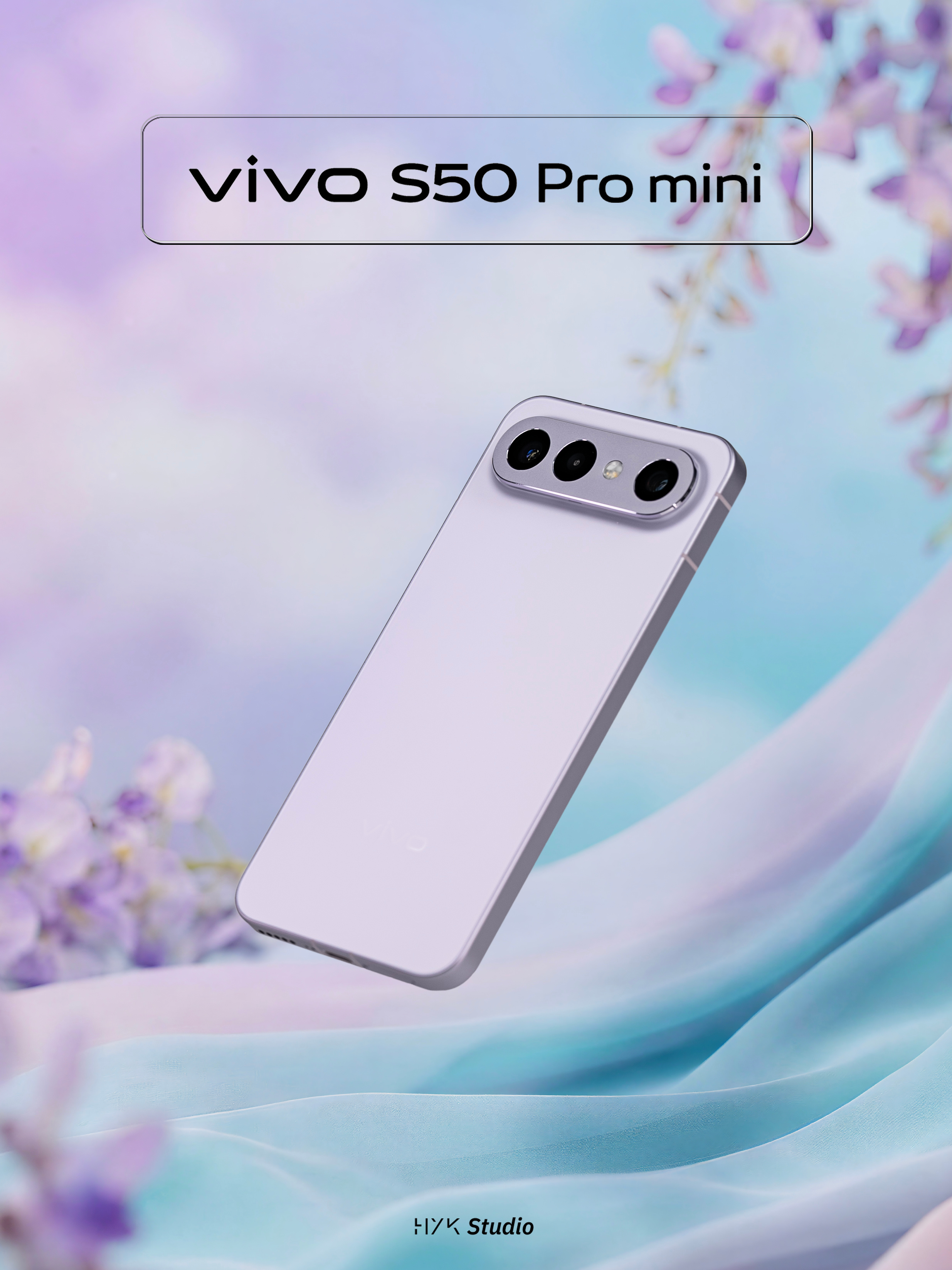HYK图赏｜vivo S50 Pro mini「灵感紫」颜色跟薰衣草的淡紫色很接