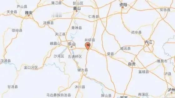 突发：四川发生4.1级地震
下午4点23分，‌四川乐山市井研县‌发生4.1级地震