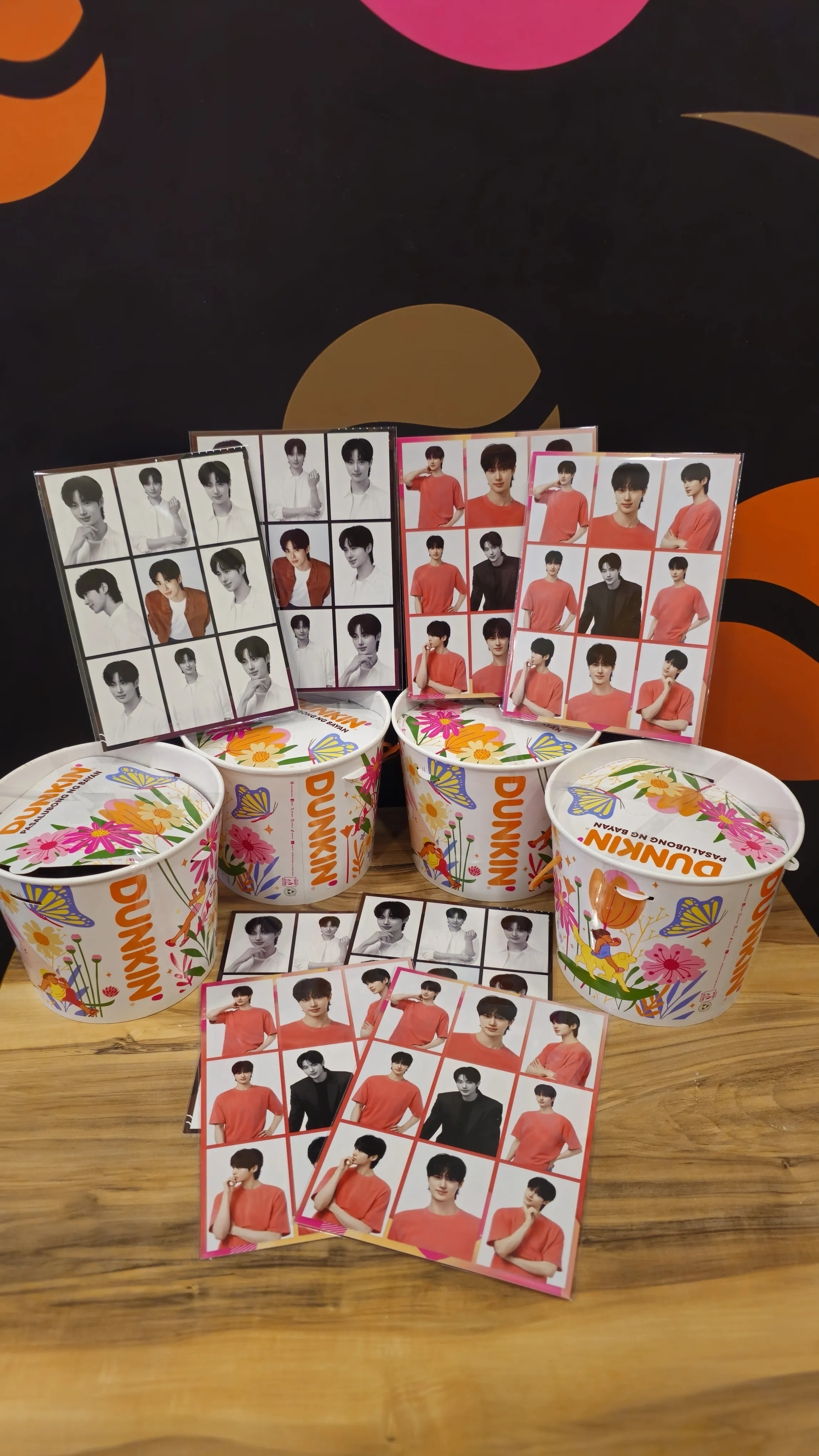 边佑锡 🩵 向全世界安利边佑锡菲律宾筒筒在Dunkin'店里拿到的边哥新Pog