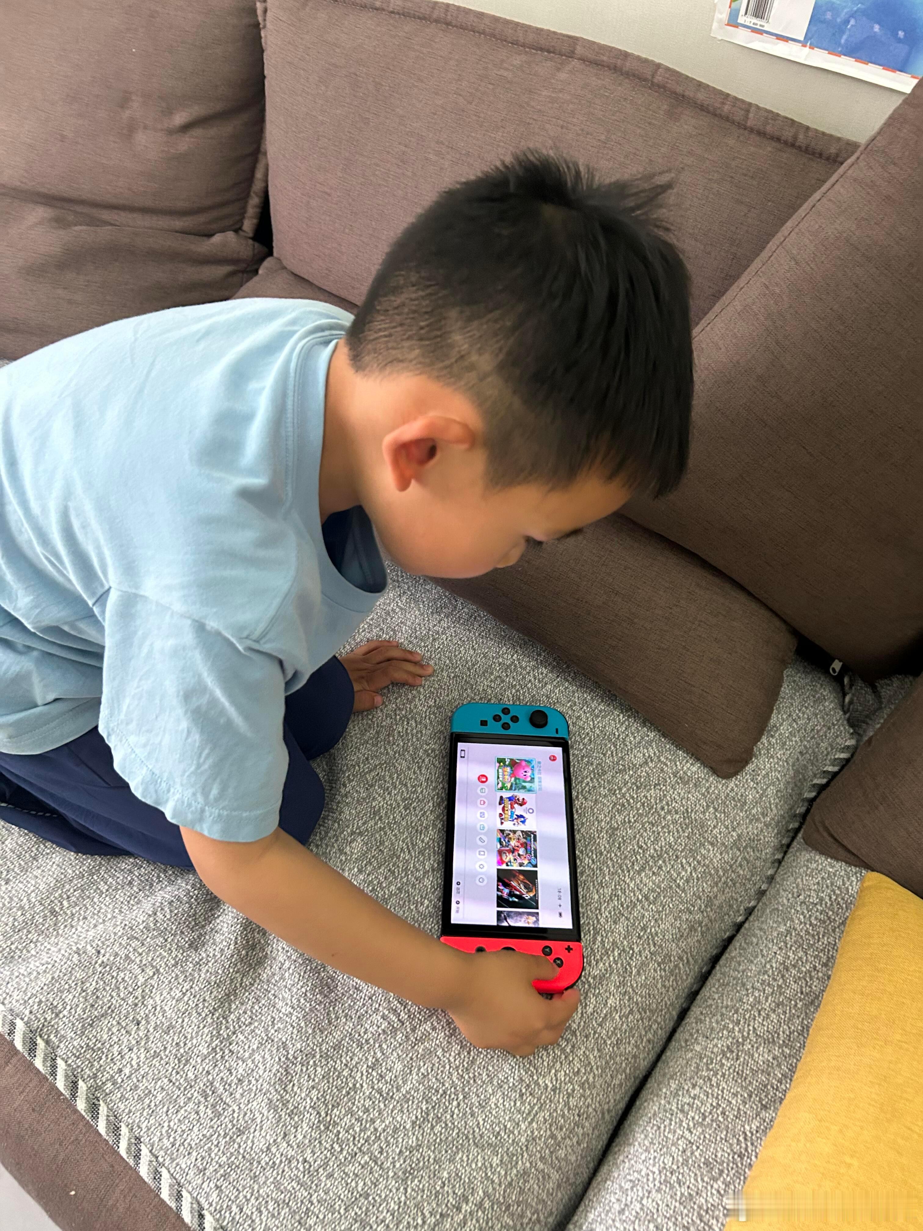 带儿子的新体验——游戏🎮…Switch都说孩子不要玩游戏因为会上瘾可是越不让他