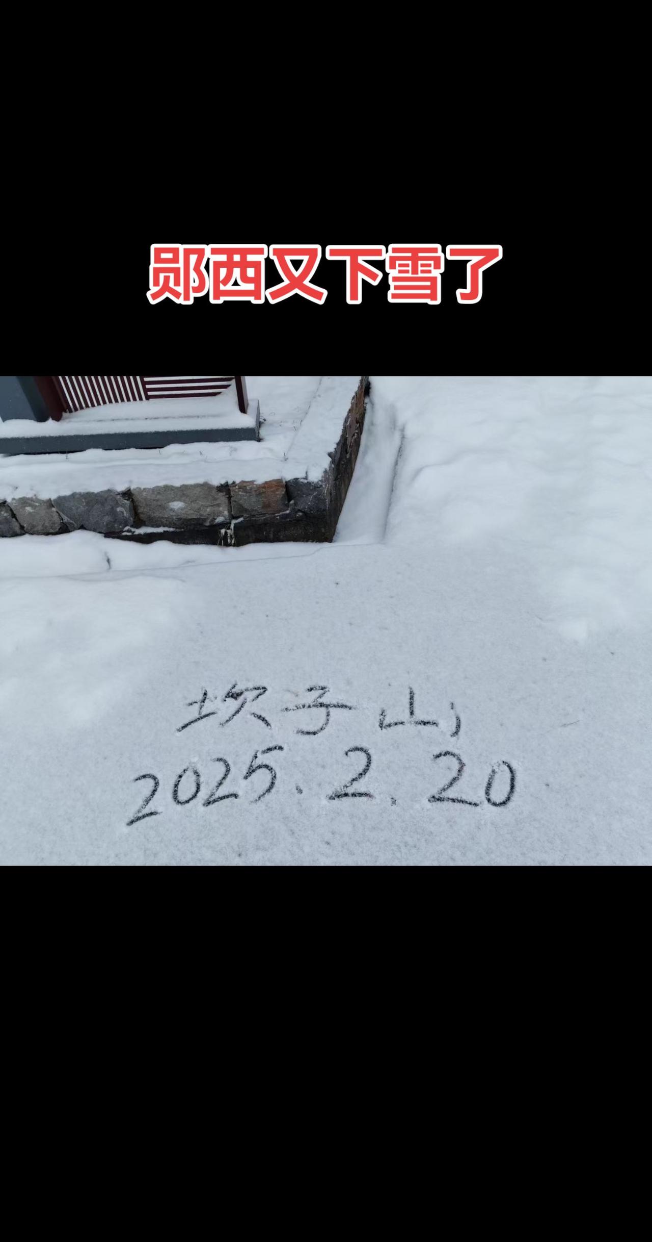 2025年春天里的第一场雪，比以往来的更晚一些，错过了春节元宵节，却不辜负这个令