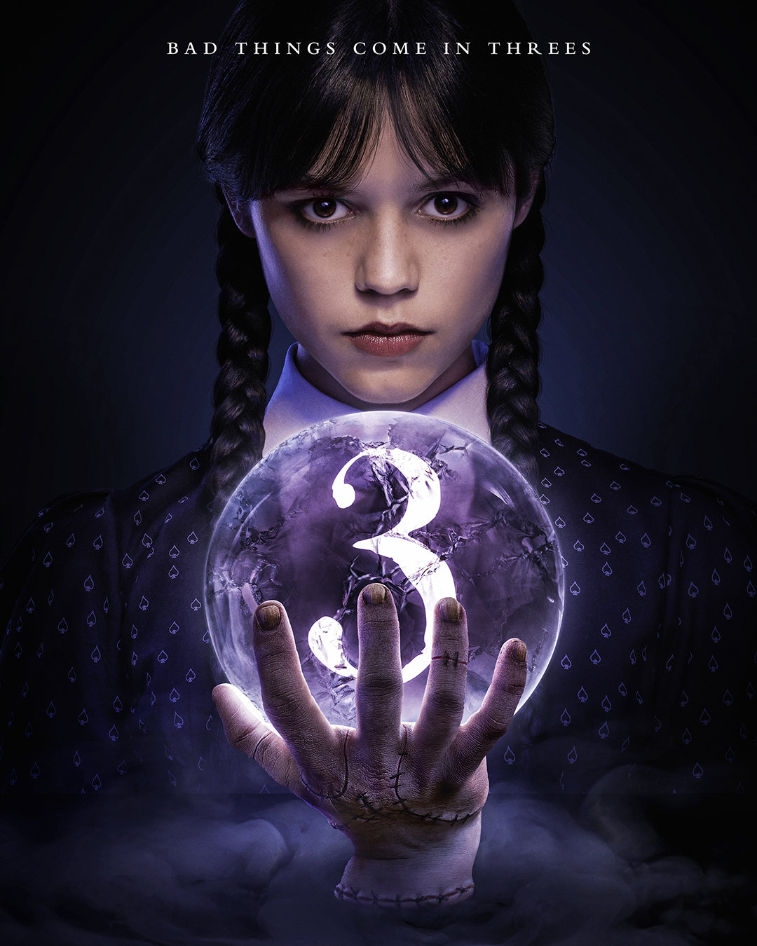 Netflix 剧集《星期三》续订第三季。第二季第一部分8月6日上线，第二部部分