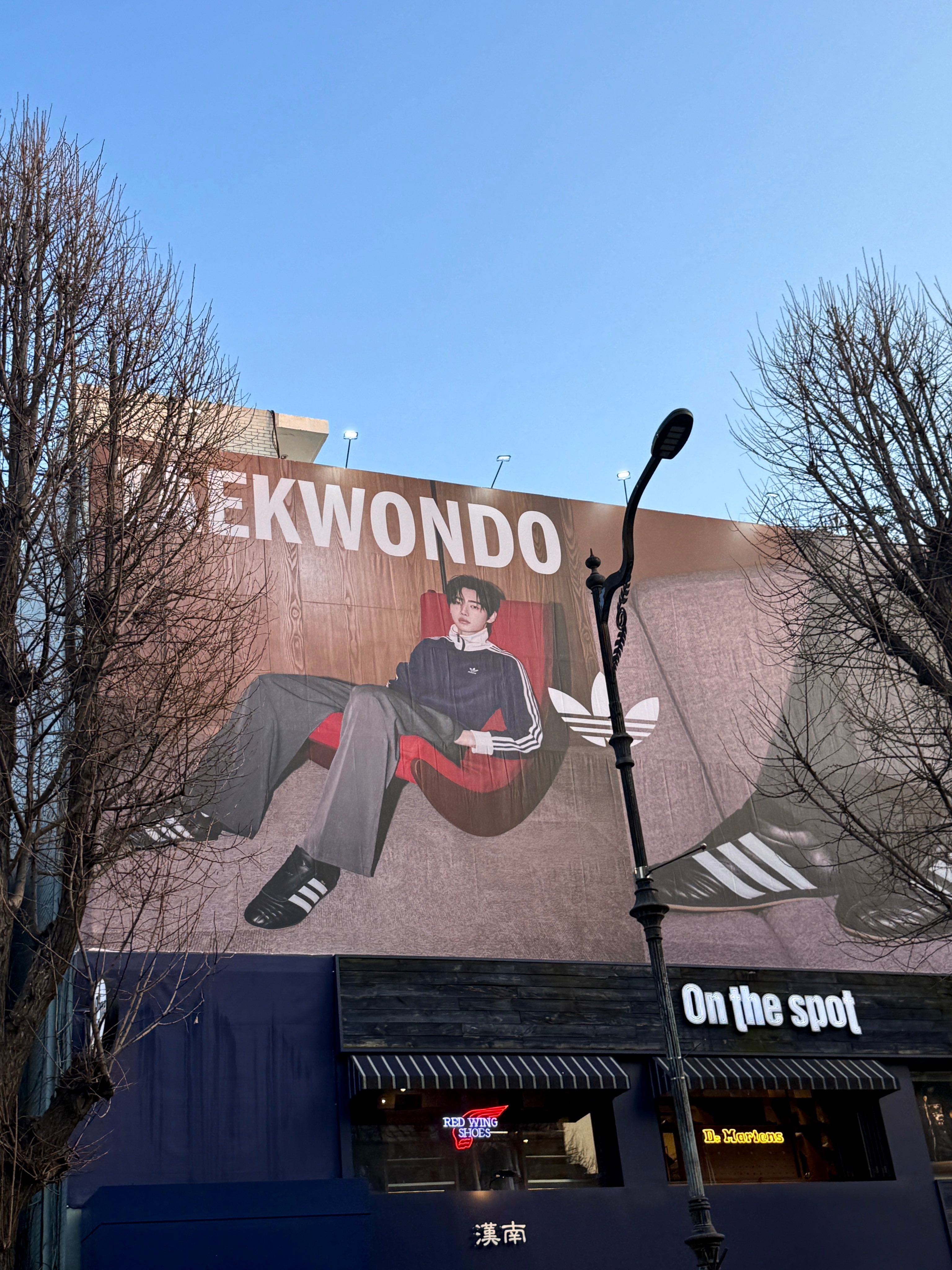 汉南洞超大地广  就这个 朴成训adidas品牌代言人  爽 