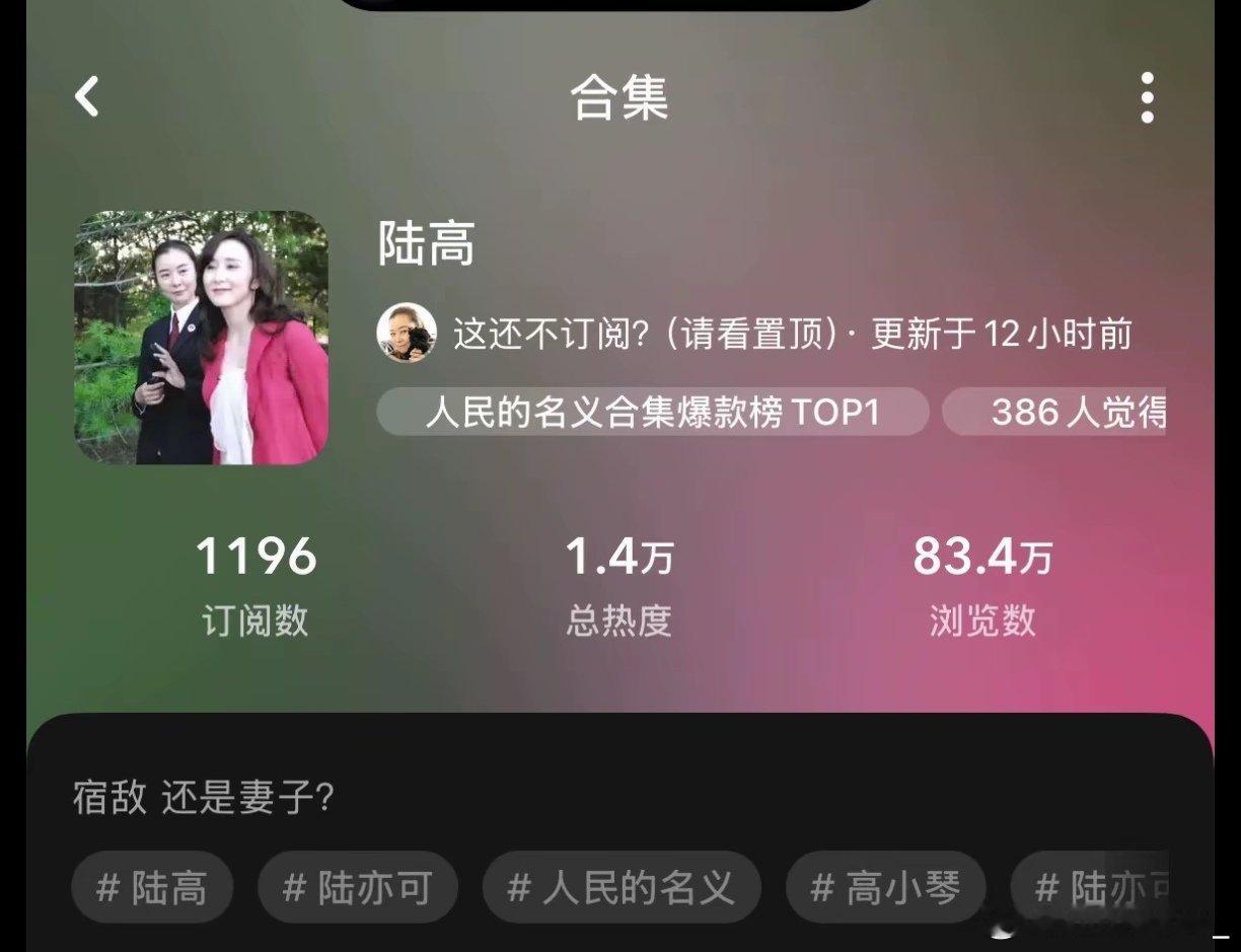 卧槽，我为了看陆亦可和高小琴的同人文，特意下载了LOFTER[捂嘴哭][流鼻血]