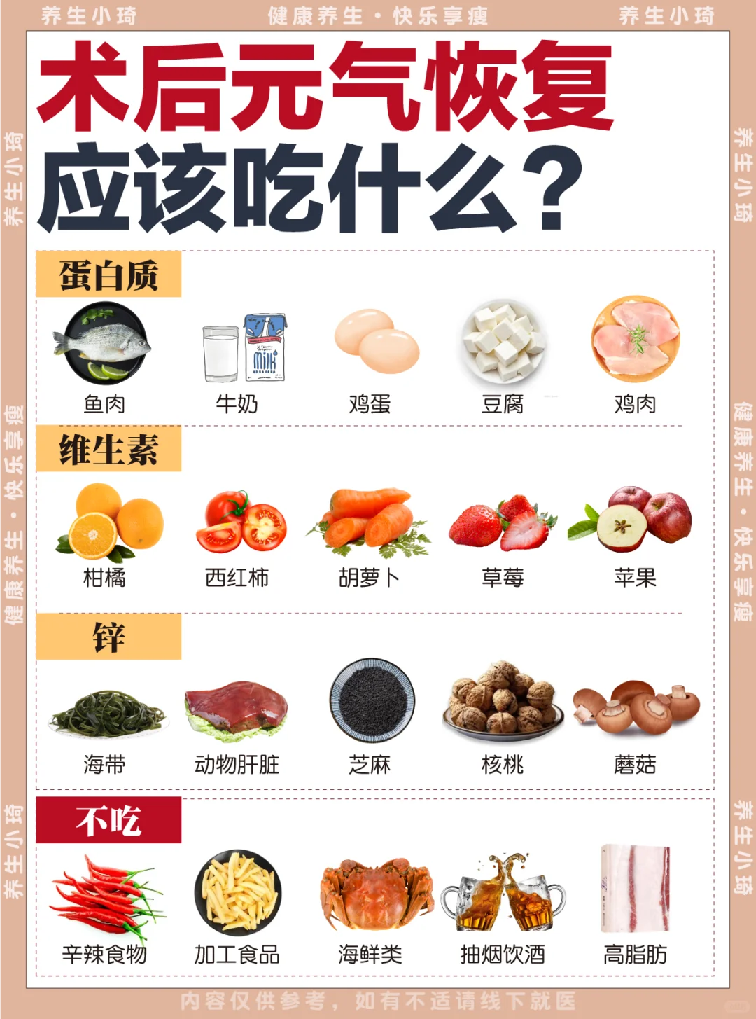 术后调理这么吃，中式内调尊的太顶了！！