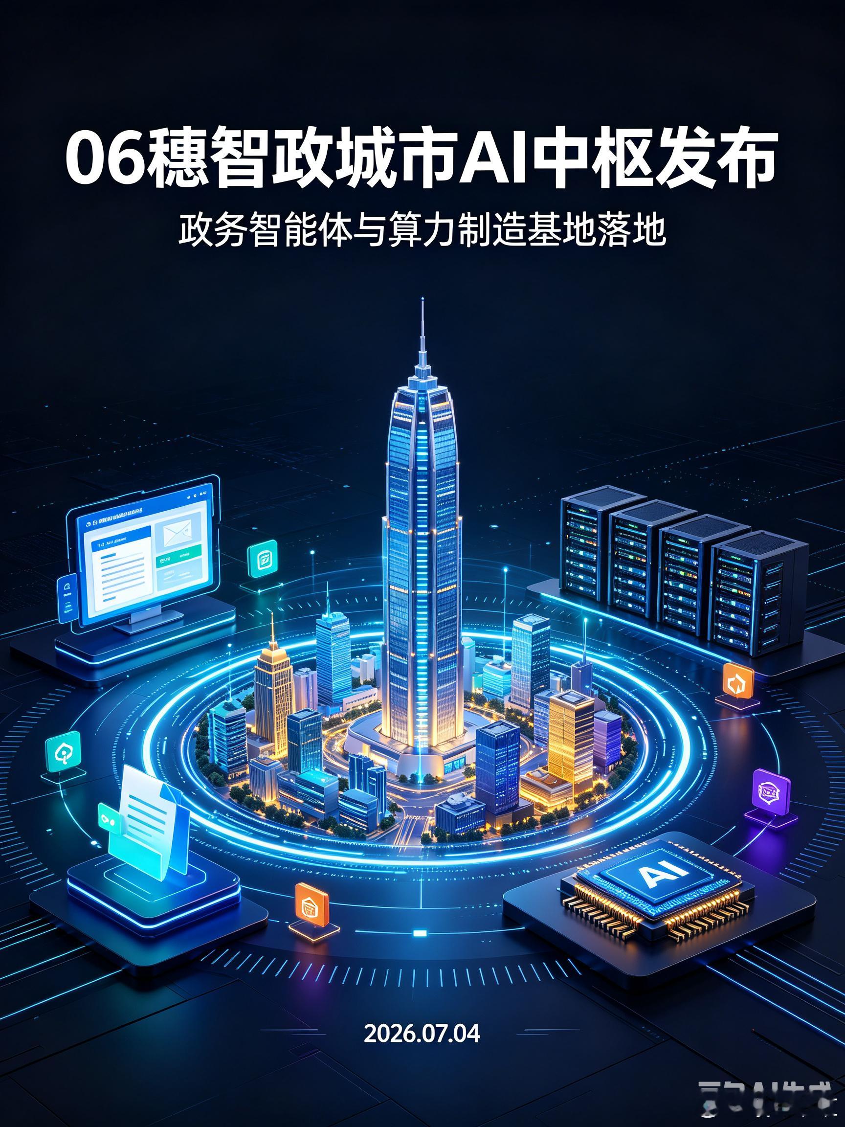 广州今天放出大招，正式上线城市级政务AI中枢“穗智政”，专门服务本地政务体系，官