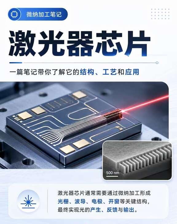 很多人提到激光器芯片，会先想到外延材料和发光性能。
但一颗激光器芯片真正做出来，