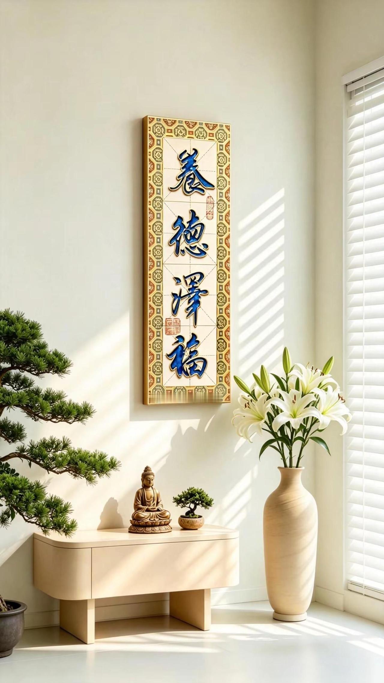 手写弘扬传统文化 书法烫金氛围 笔墨纳福 书法提升生活品味