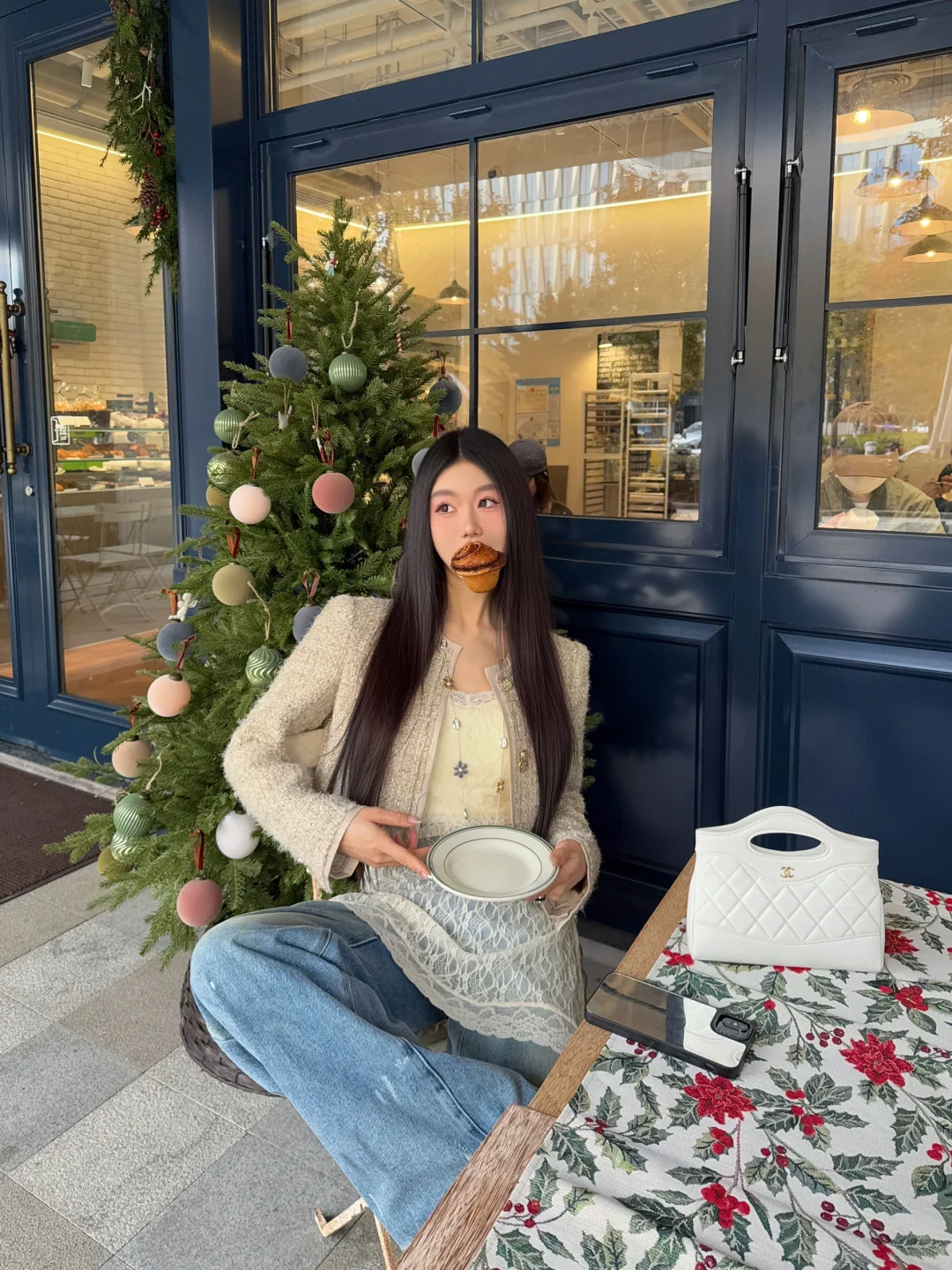 出门吃出圣诞氛围感🥯
