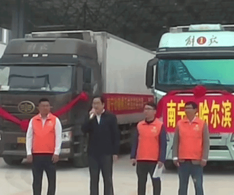继广西小砂糖桔勇闯哈尔滨后，热情善良的广西南宁人，送哈尔滨200吨价值200万元