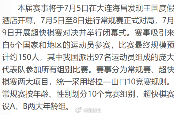 【大连：世界五子棋青少年锦标赛将于本月举行】这是该项赛事自创办三十年来首次在中国