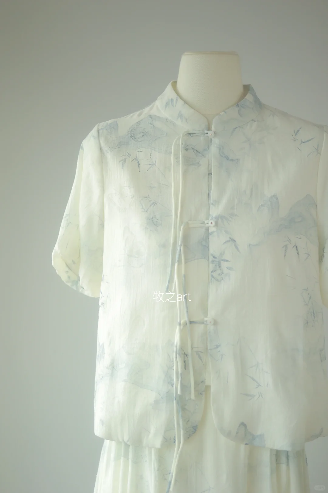 竹远山｜清冷国风套装裙