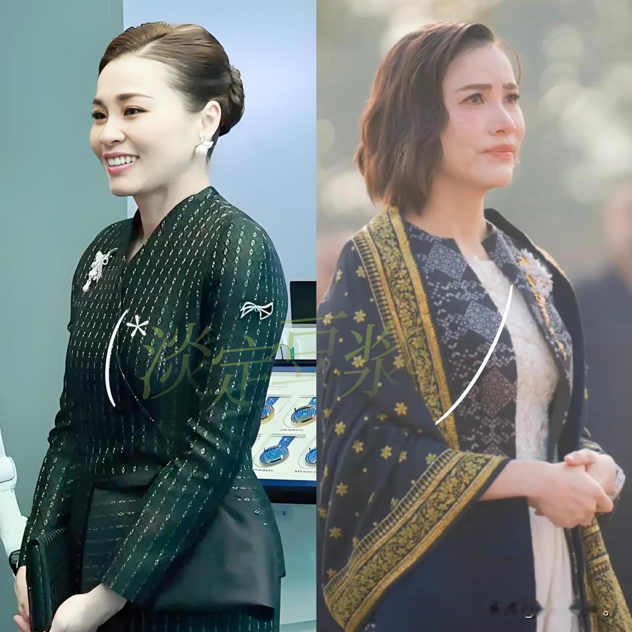 看苏提达王后和诗妮娜贵妃的面容好像都变了…一个眼神很自信很甜美，一个眼神很忧郁很