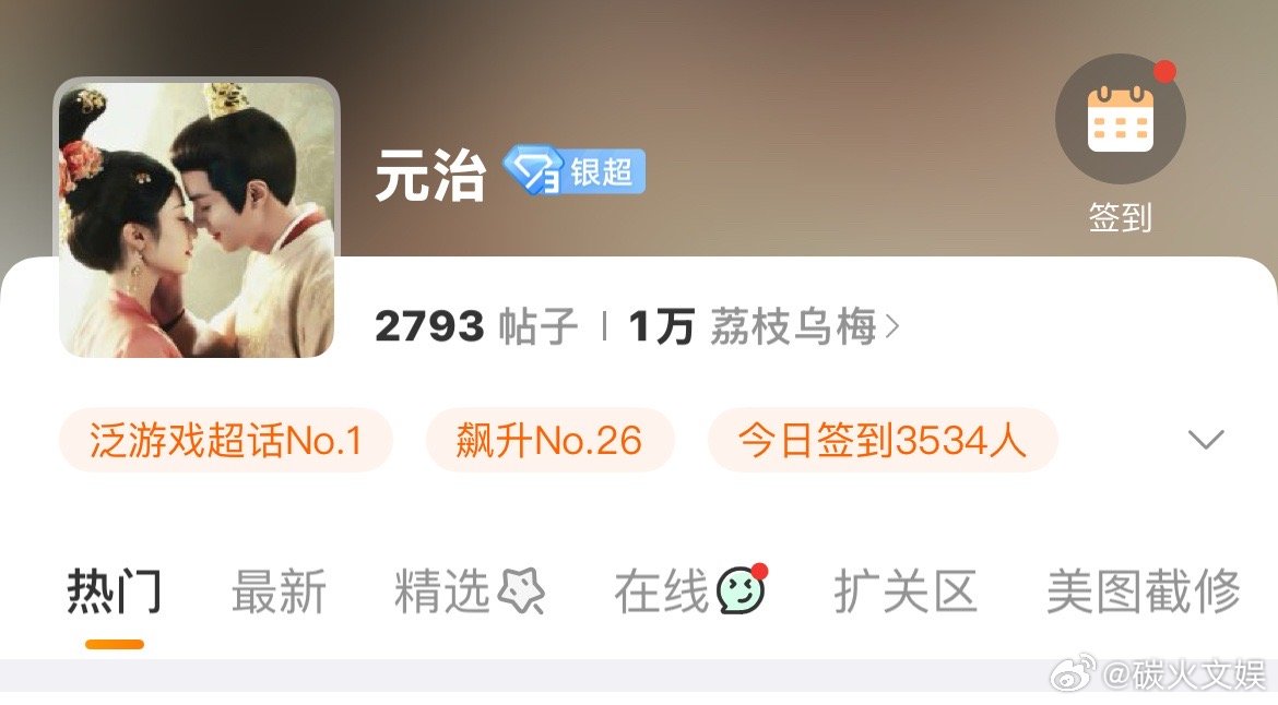 官鸿黄羿cp超话元治超话破万元治超话破万，报告已经破万了！[心][心] ​​​