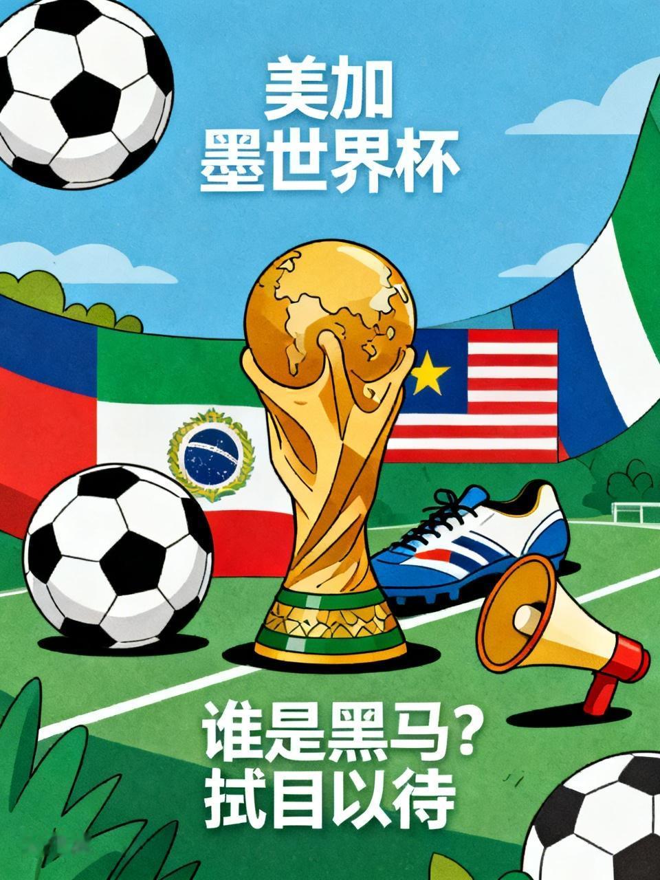 美加墨世界杯
意大利没有上桌
德国战车开不动了
日本发动机熄火了
荷兰马车也翻车