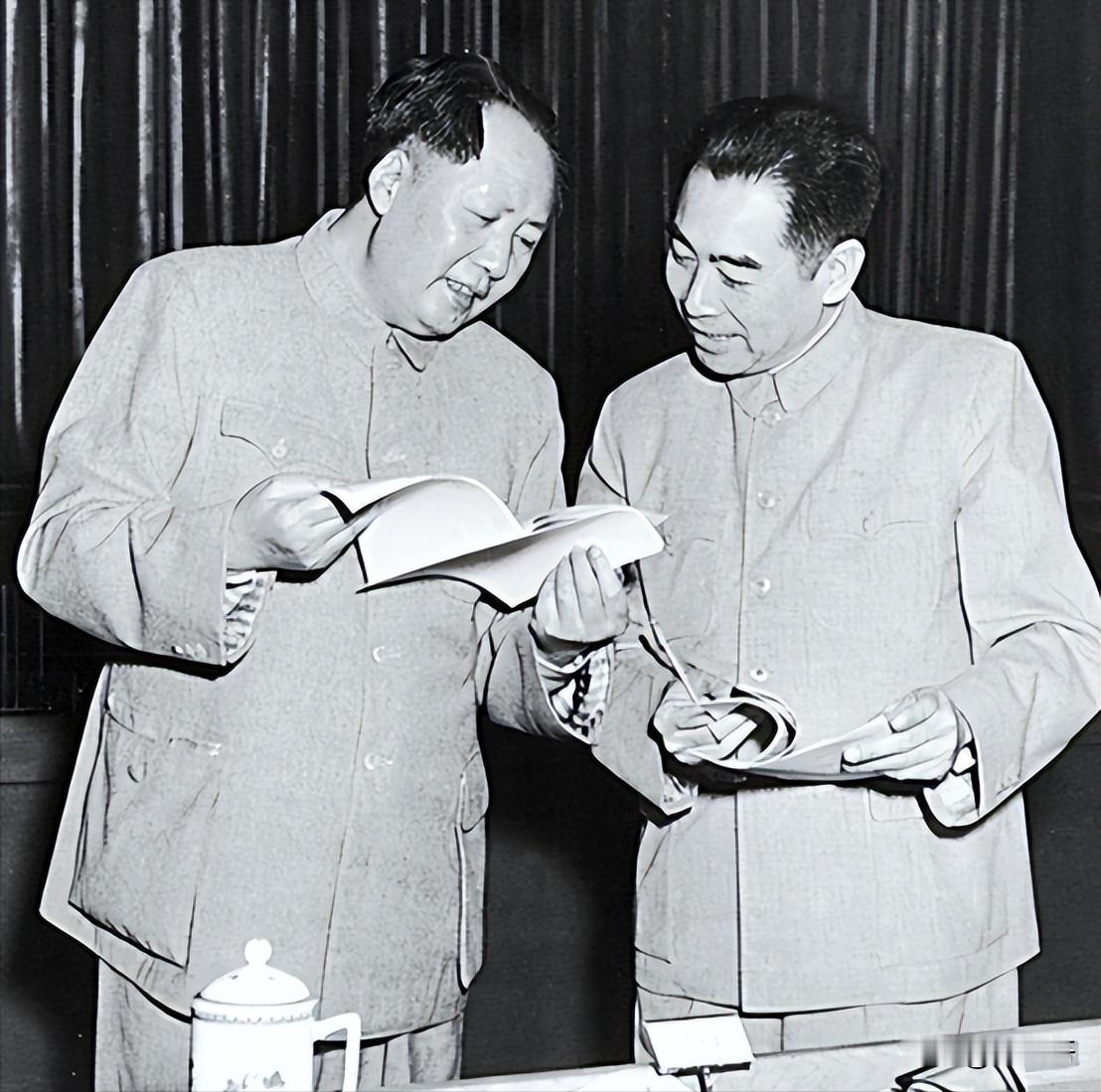 1961年，毛主席和周总理爆发争吵，主席反问一句话周总理无言以对。
 
（信息来