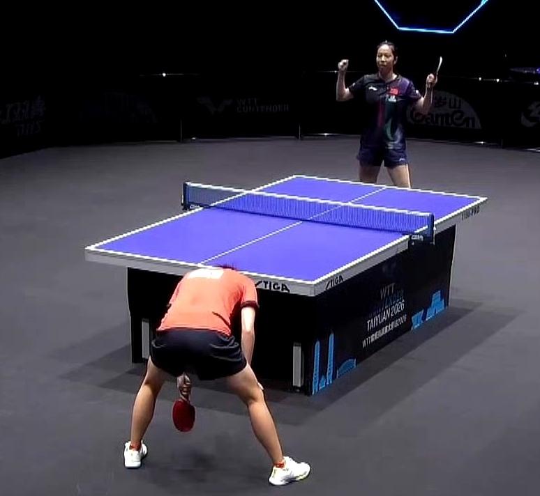 4月7日，WTT太原常挑赛，小组循环赛，国乒8场比赛4胜4负，其中获胜的2场是国