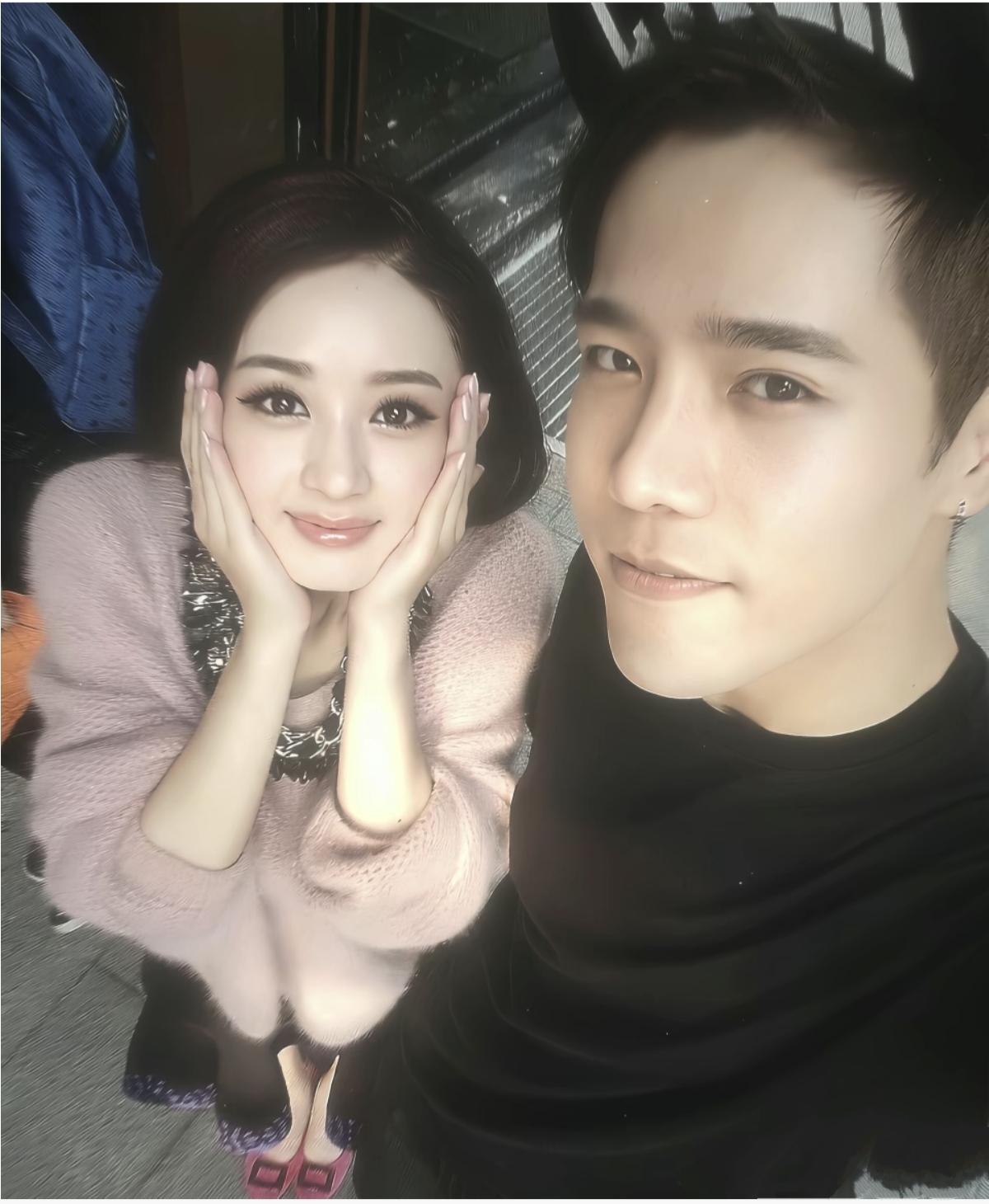 赵丽颖边上的这个男人是谁？有人认识吗？