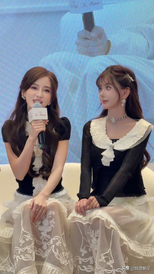 果然，还是钱有魅力！
为了和Angelababy同框，韩安冉直接斥资买品牌活动席