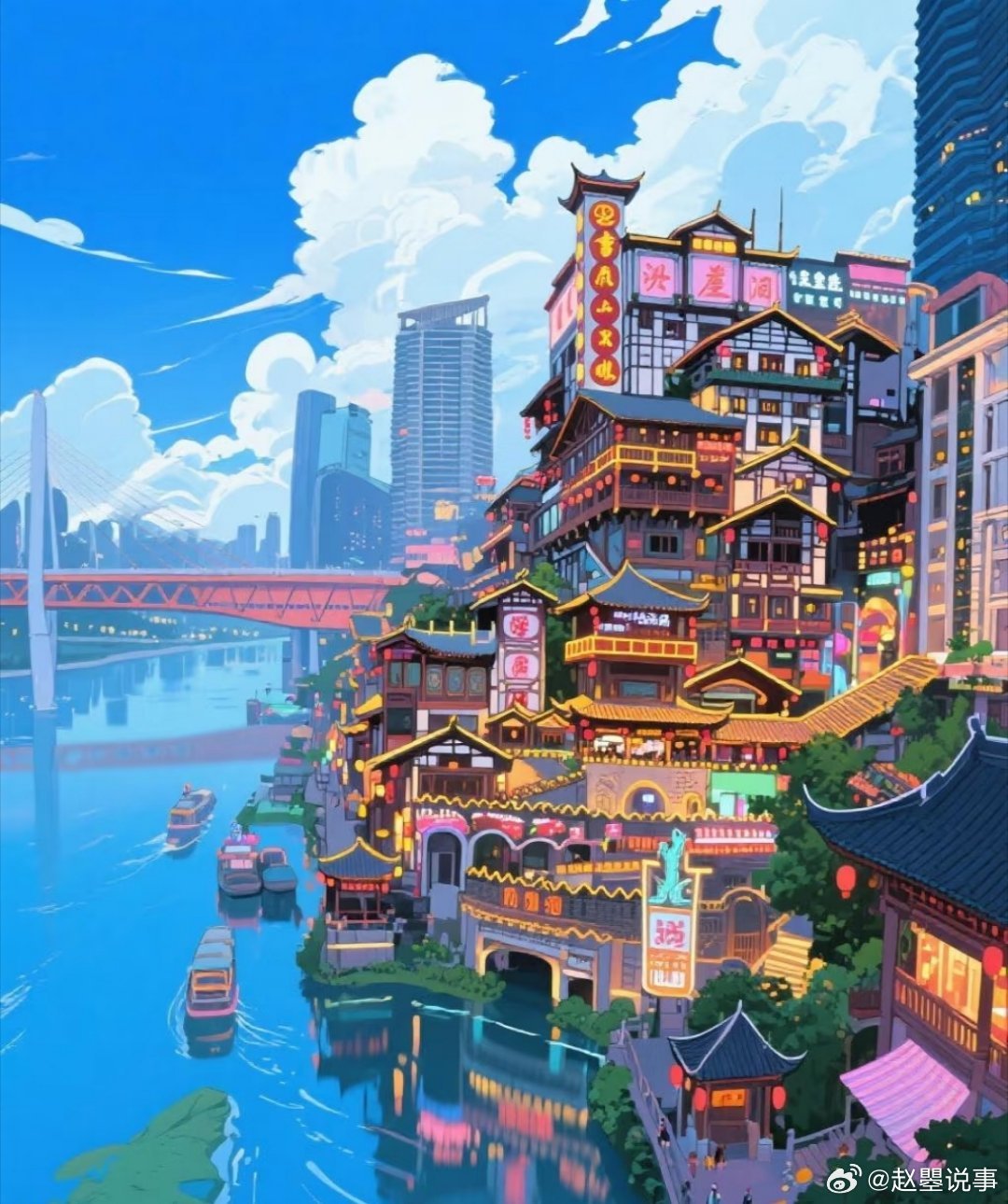 难怪重庆人都过得这么巴适  重庆人真的太会热爱生活了！山城处处是烟火，美食相伴，